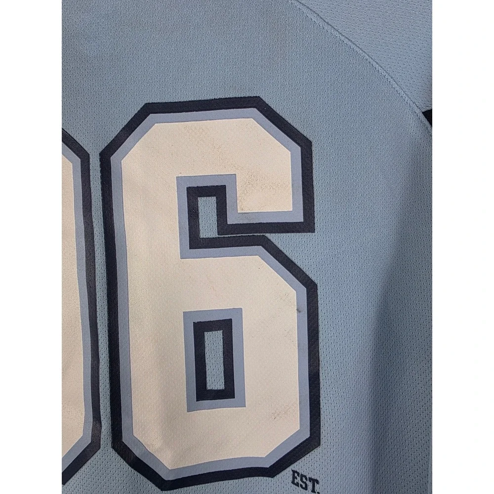 MLS Sporting Kansas City Boys Jersey Light Blue Navy Size L 12/14 96 Graphic